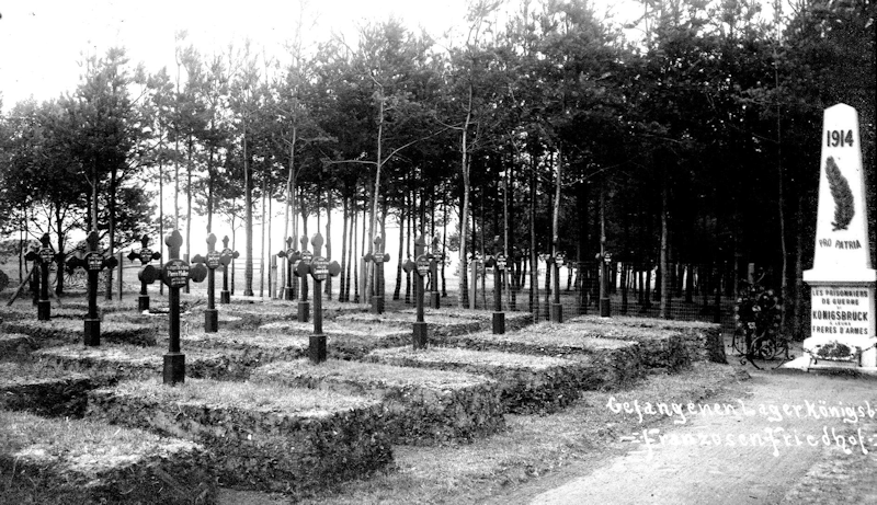 Westlicher Abschnitt der Franzosenabteilung, 1917
