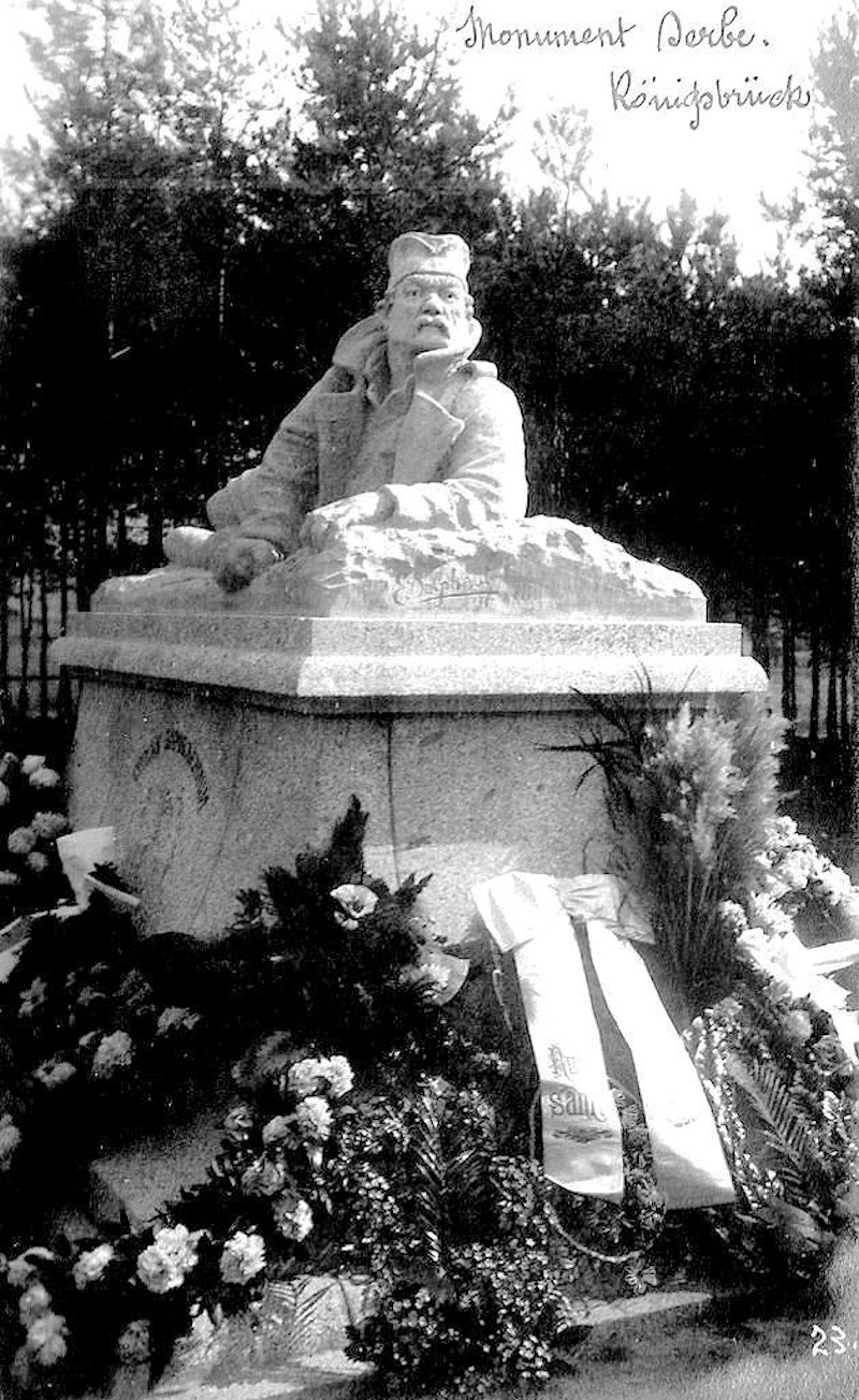 Das Serbendenkmal nach der Weihe, 1918